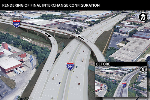 I-490/I-294 Interchange Project - Illinois Tollway